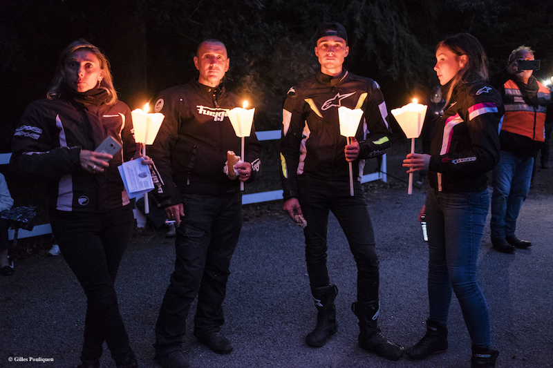 motards Porcaro 2019 procession flambeaux